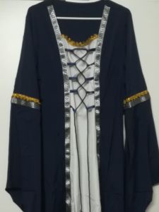 Adult Female Costumes to Hire - Medieval Navy Blue dress